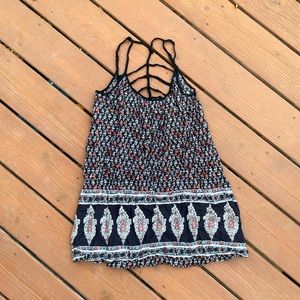 Black Patterned Dress 🖤